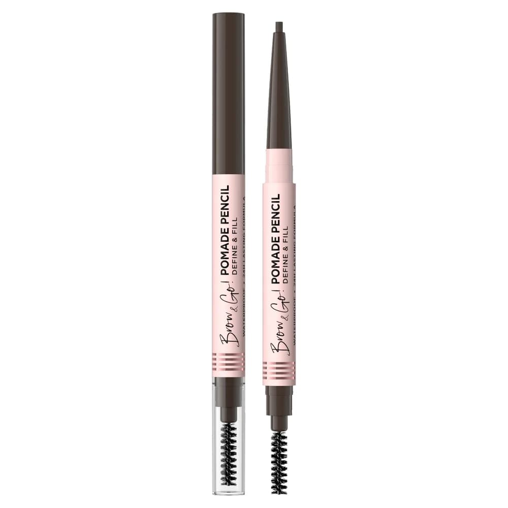 Brow & Go!! wodoodporna kredka do brwi ze szczoteczką 2 w 1 odcień Dark Brown