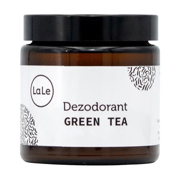 Odświeżający dezodorant ekologiczny w kremie z sodą oczyszczoną Green Tea La-Le