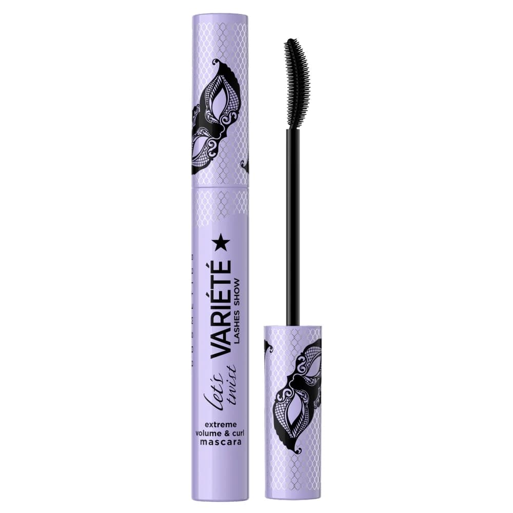 Variété Let's Twist pogrubiająco-podkręcający tusz do rzęs Black