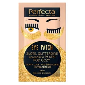 Eye Patch złote, glitterowe koreańskie płatki pod oczy