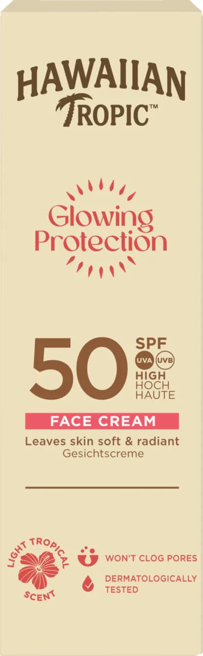 Glowing Protection Face Cream krem do opalania twarzy SPF 50