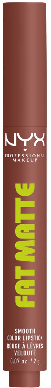 Fat Matte Smooth Color Lipstick – 08 - Toasty Taupe
