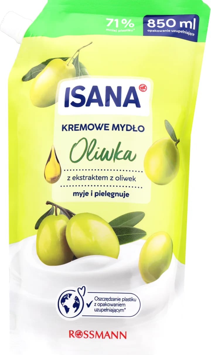 Oliwka — kremowe mydło w płynie, zapas