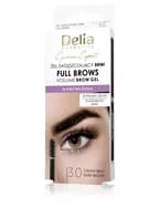 Delia Eyebrow Expert Full Brows żel zagęszczający do brwi 3.0 Ciemny Brąz