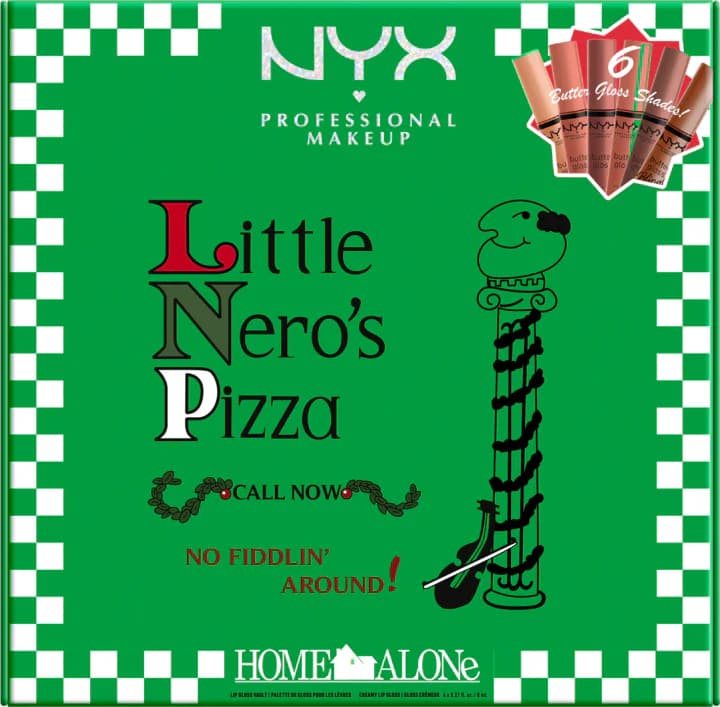 Home Alone - Little Nero's Pizza Lip Gloss Vault - Zestaw 6 błyszczyków do ust - 01