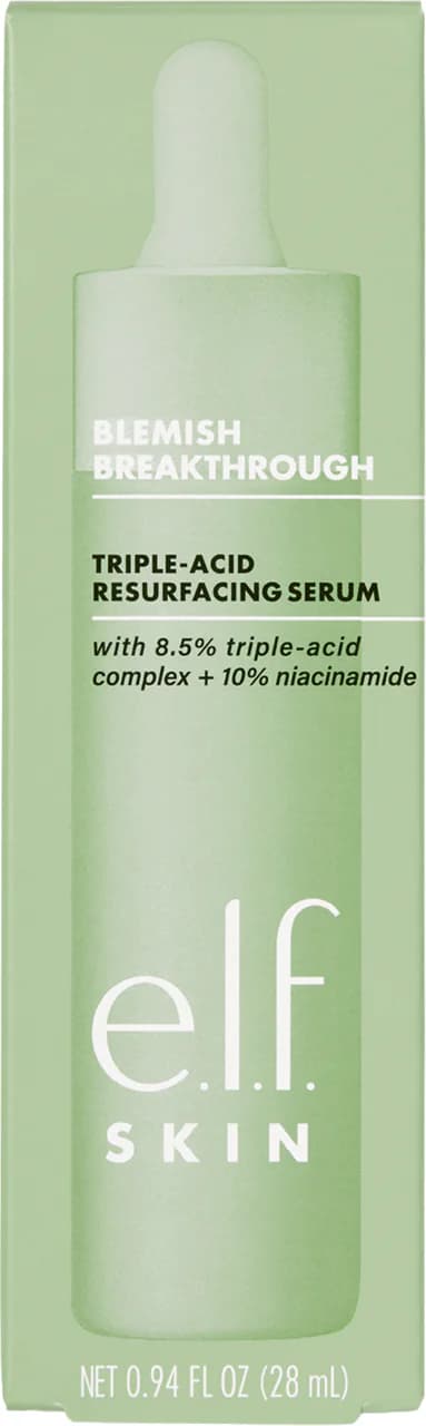 e.l.f. Skin Blemish Breakthrough serum do twarzy, nawilżające, na noc