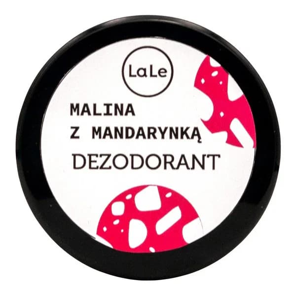 LaLe, dezodorant w kremie, malina z mandarynką