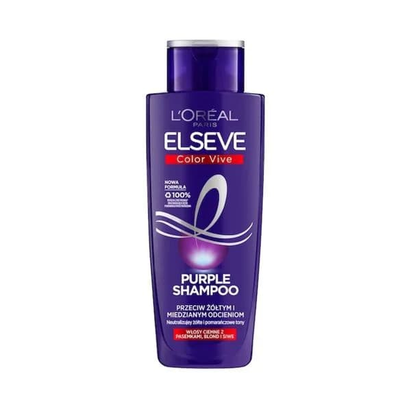 Paris Elseve Color Vive Purple fioletowy szampon neutralizujący żółte i miedziane tony