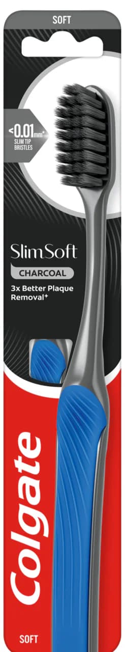 Slim Soft Charcoal Szczoteczka do zębów, Miękka