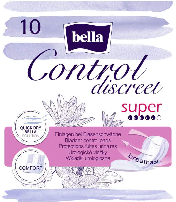 Control Discreet Super, Wkładki urologiczne