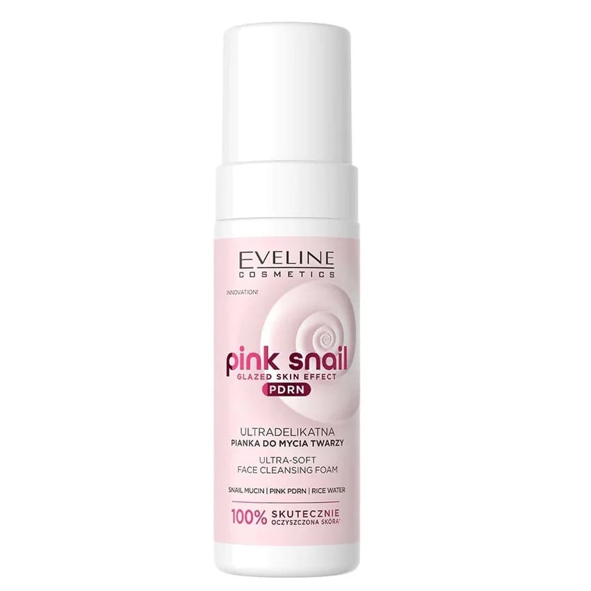 Pink Snail Glazed Skin Effect delikatna pianka oczyszczająca do twarzy