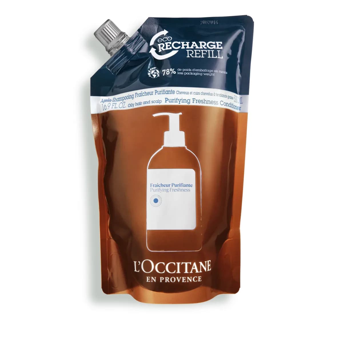 L’Occitane Oczyszczająca odżywka do włosów Aromakologia — wkład uzupełniający