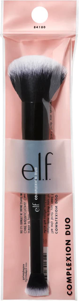 e.l.f. Complexion Duo pędzel do podkładu i korektora, 2w1, dwustronny