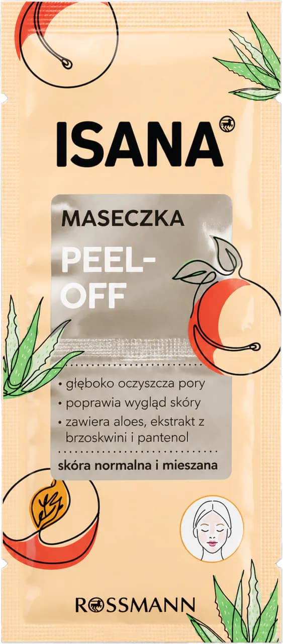 Peach — oczyszczająca maseczka peel-off