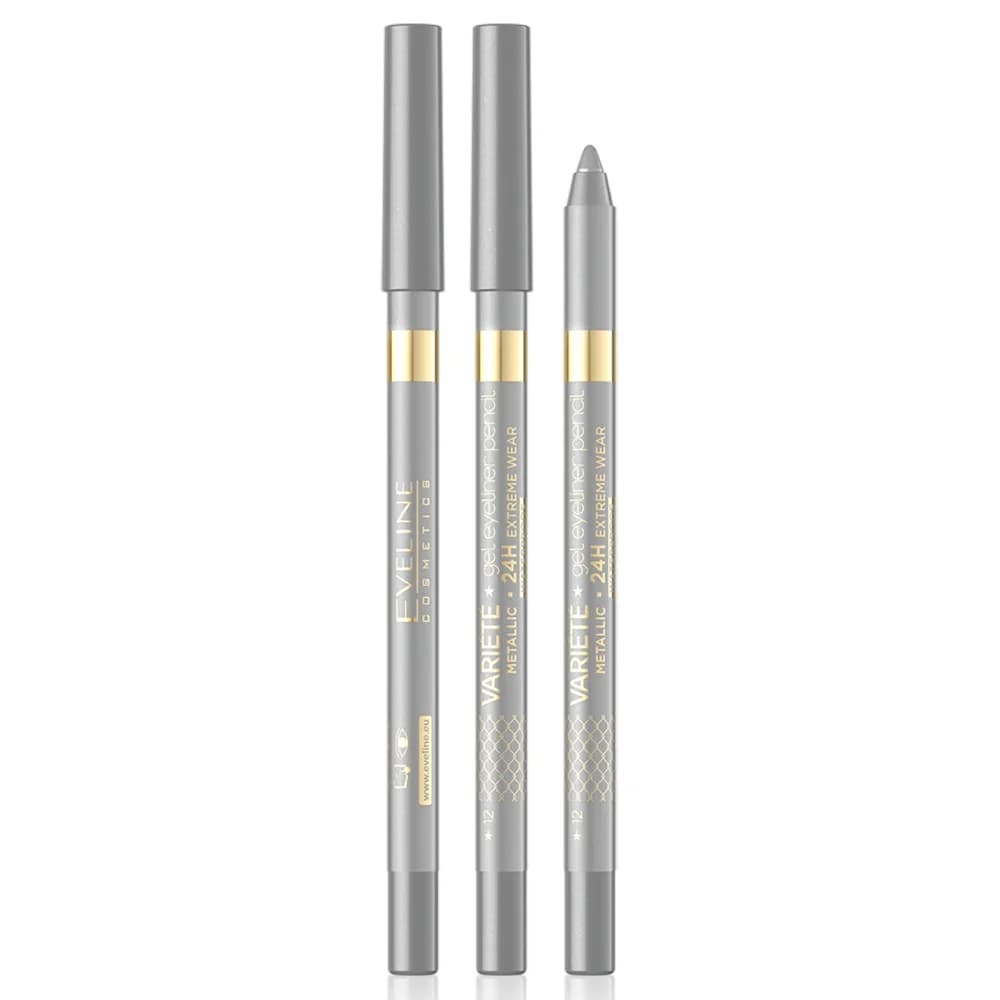 Variété wodoodporna żelowa kredka do oczu 12 Silver