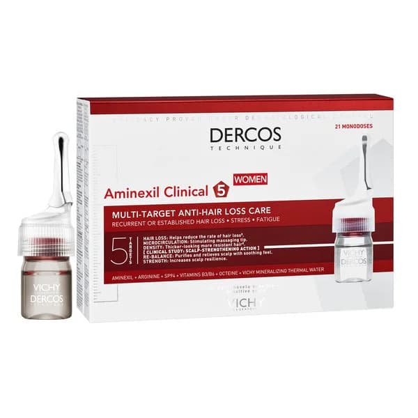 Dercos Aminexil Clinical 5 kuracja przeciw wypadaniu włosów dla kobiet