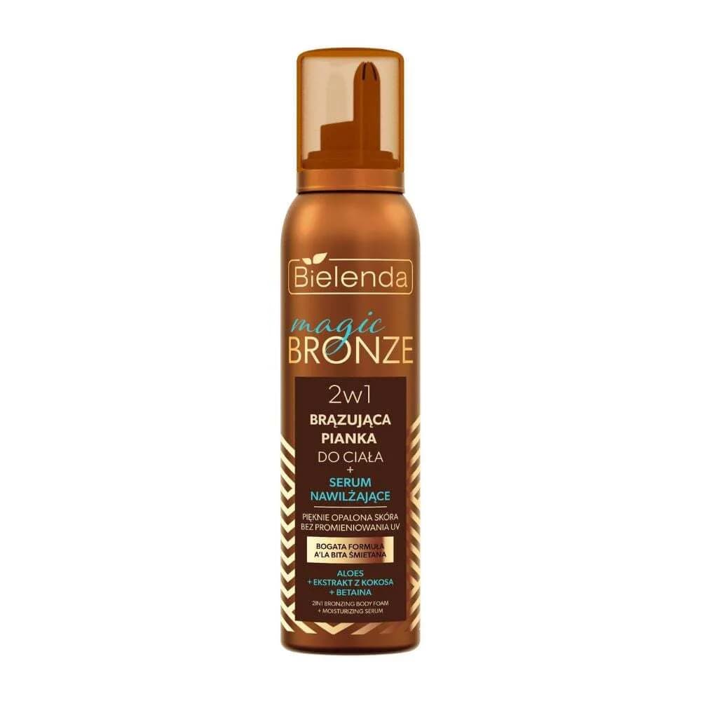 Magic Bronze brązująca pianka do ciała i serum nawilżające 2w1