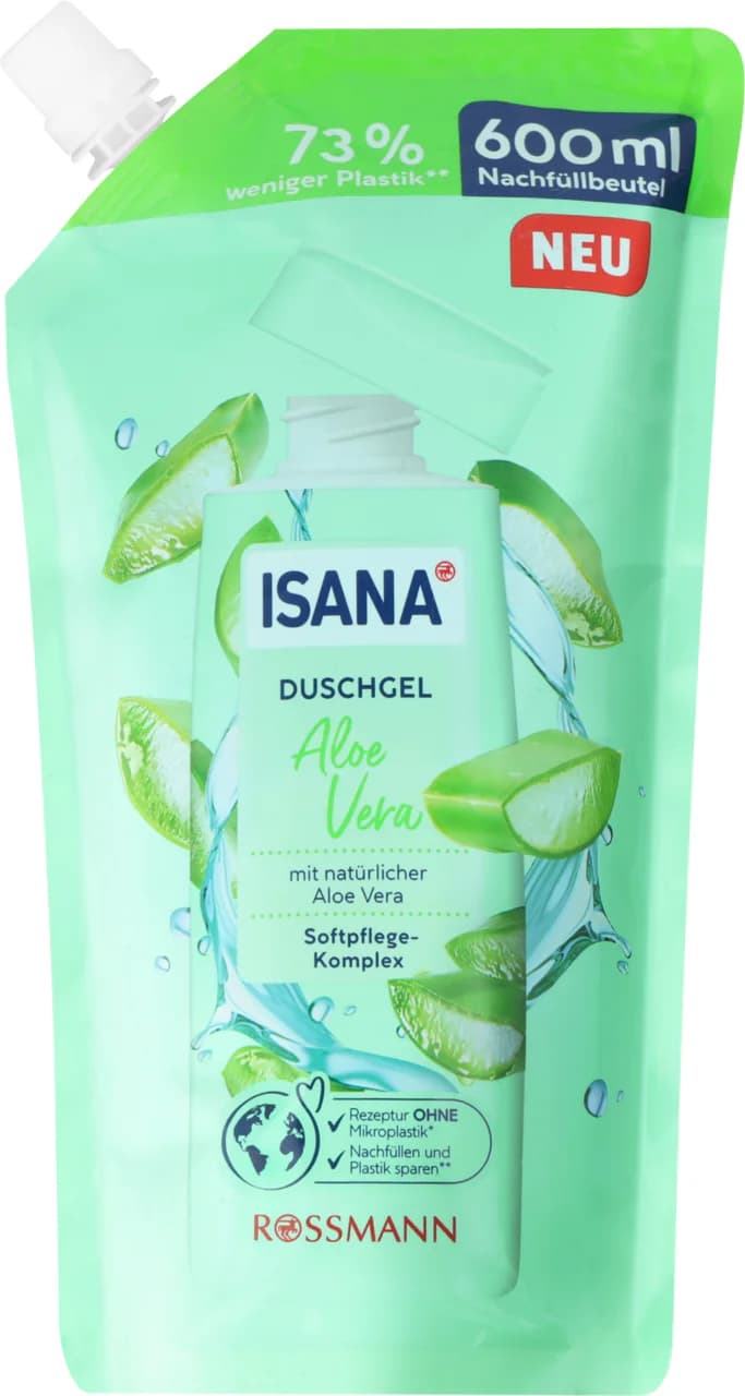 Aloe Vera — żel pod prysznic, zapas
