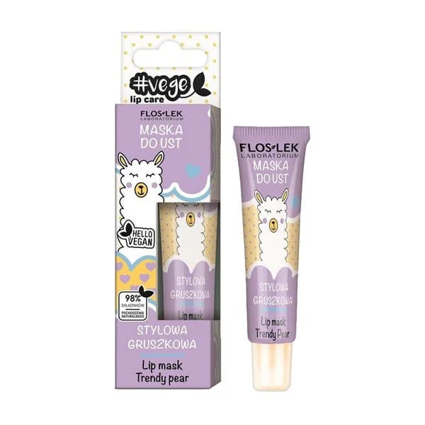 Flos-Lek, Vege Lip Care, maska do ust, stylowa gruszkowa