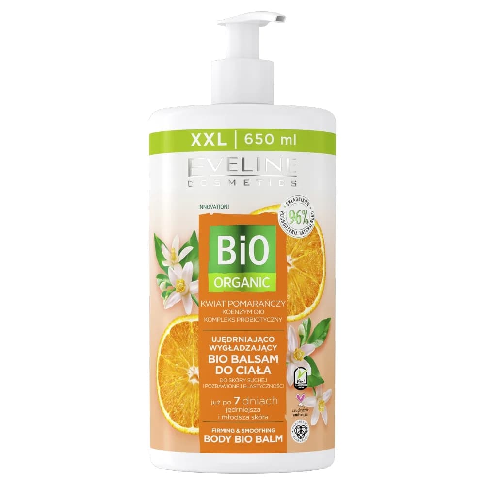 Bio Organic łagodzący balsam do ciała z efektem wzmacniającym