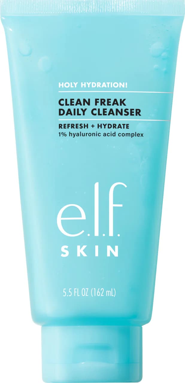 e.l.f. Skin Holy Hydration! żel do mycia twarzy z 1% kompleksu kwasy hialuronowego