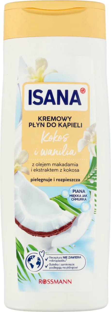 Kokos & Wanilia — kremowy płyn do kąpieli