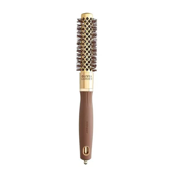 Expert Blowout Shine szczotka okrągła 20 mm - falowane włókna nylonowe - Gold & Brown