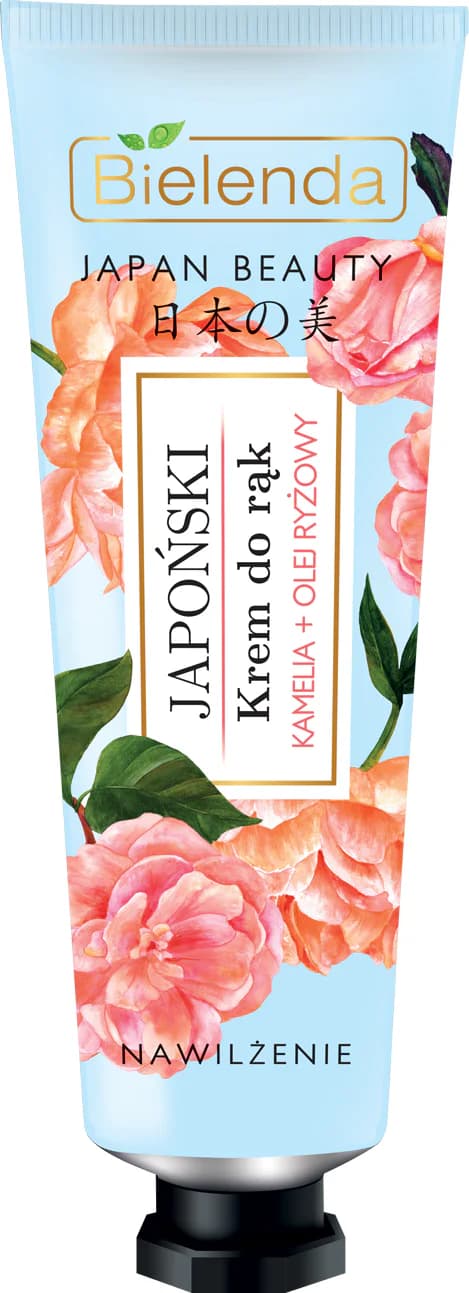 Japan Beauty krem do rąk Kamelia i Olejek Ryżowy