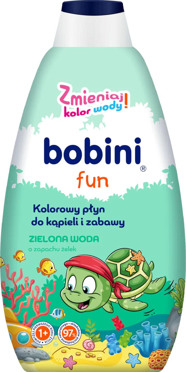 Fun Zielona Woda kolorowy płyn do kąpieli i zabawy