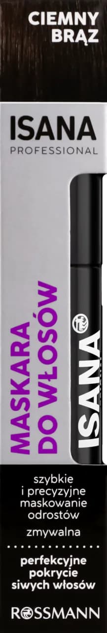 Maskara do włosów — Ciemny Brąz