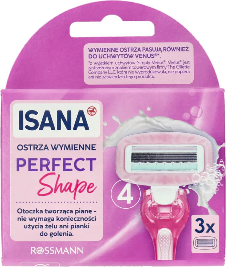 Perfect Shape — wkłady 4-ostrzowe do maszynki