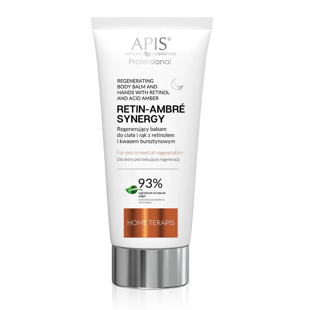 RETIN-AMBRE SYNERGY HOME TERAPIS Regenerujący balsam do ciała i rąk z retinolem i kwasem bursztynowym na noc