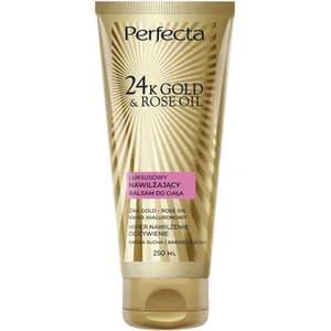 24K Gold & Rose Oil, luksusowy nawilżający balsam do ciała