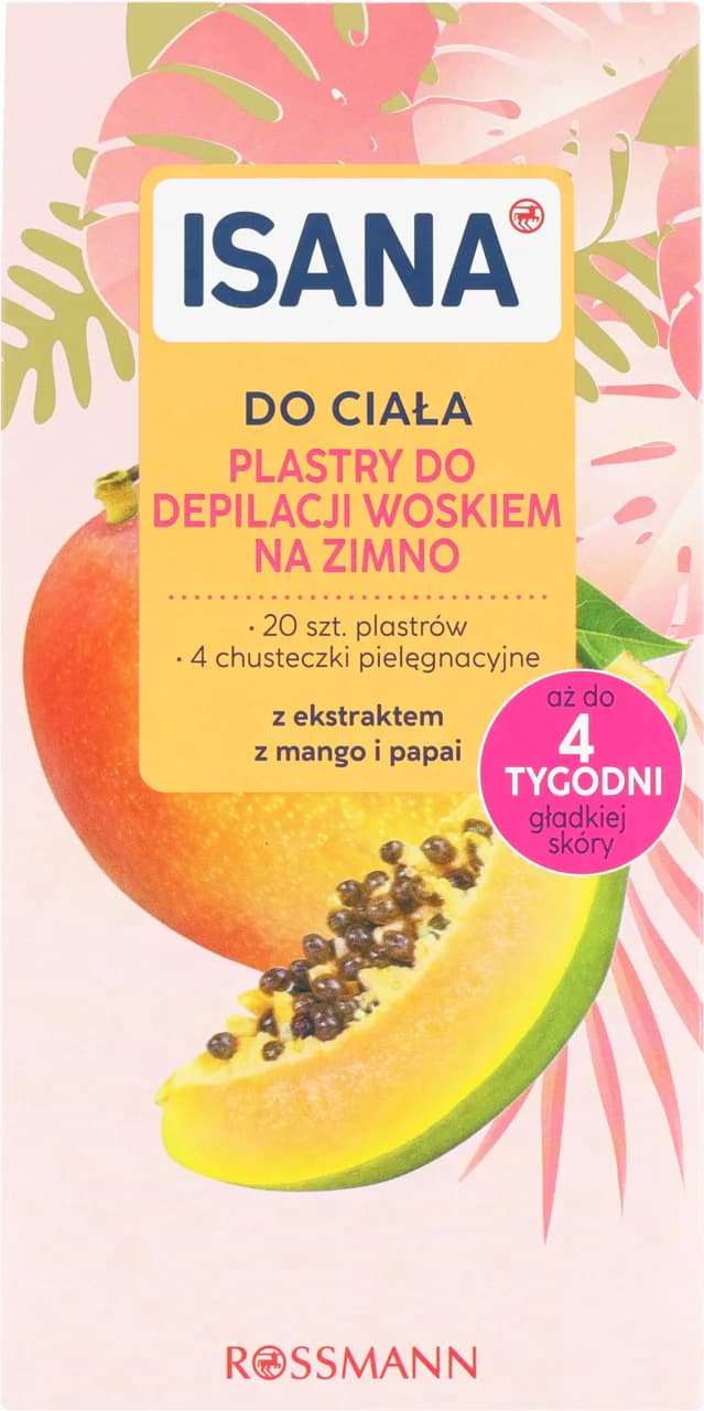 Plastry z woskiem do depilacji ciała — olej makadamia