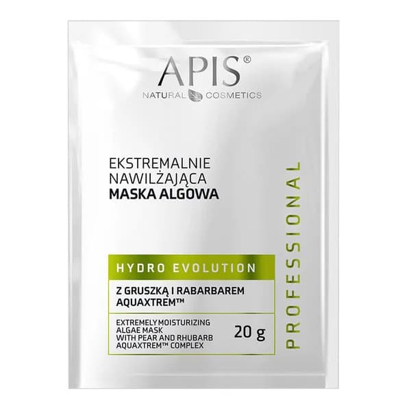 Hydro Evolution maska algowa z gruszką i rabarbarem Aquaxtrem