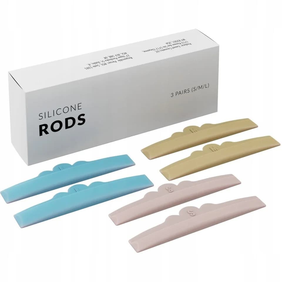 Silicone Rods, wałeczki silikonowe do liftingu i laminacji rzęs