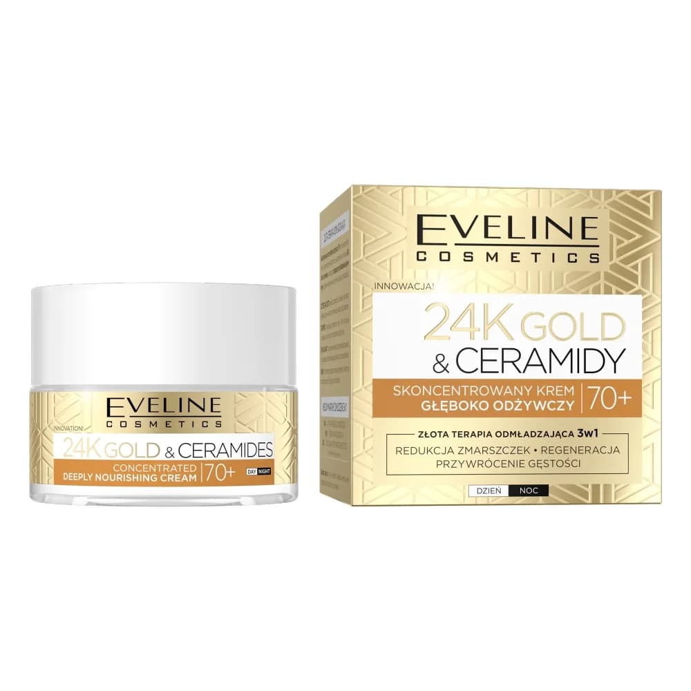 24K GOLD & CERAMIDES Deeply Nourishing Cream - Skoncentrowany krem głęboko odżywczy 70+ Dzień/Noc
