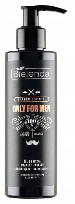 Only For Men Barber Edition odświeżający żel do mycia twarzy i zarostu