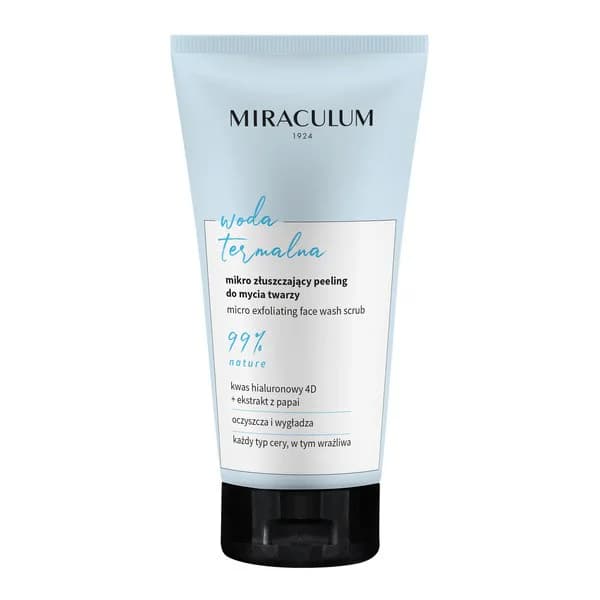 Woda Termalna, mikrozłuszczający peeling do mycia twarzy