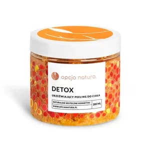 Peeling cukrowy do ciała 100% naturalny olejowy złuszczający Detox Opcja Natura