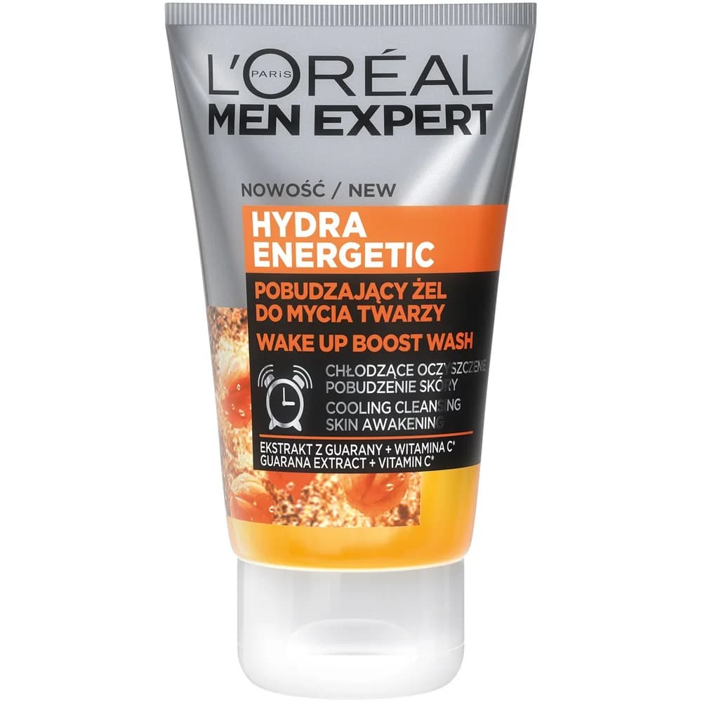 Paris Men Expert Hydra Energetic Wake Up Boost żel do mycia twarzy