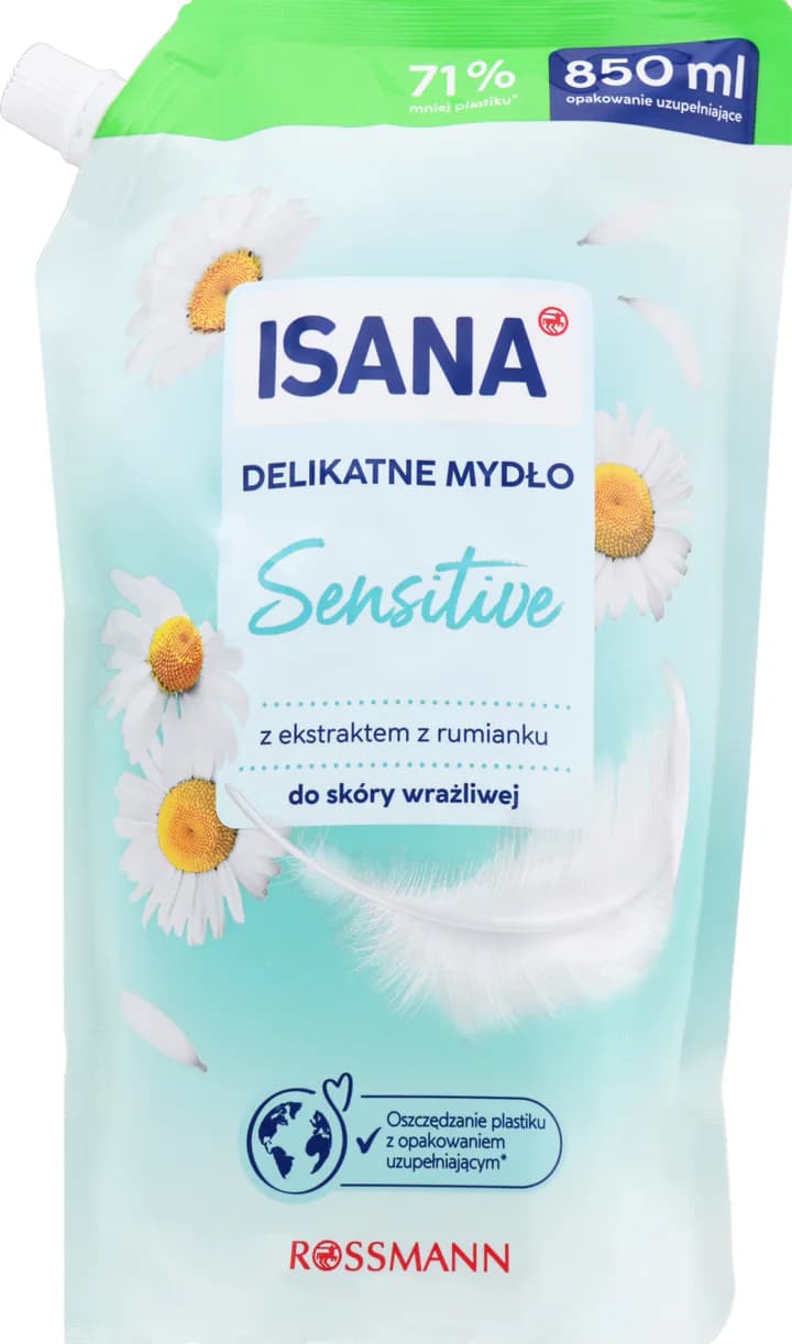 Sensitive — mydło w płynie z rumiankiem, zapas