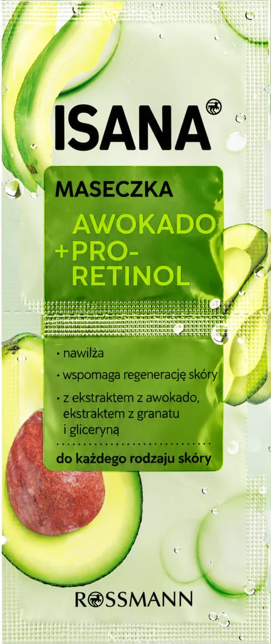 Avocado Glow — maseczka z retinolem i awokado