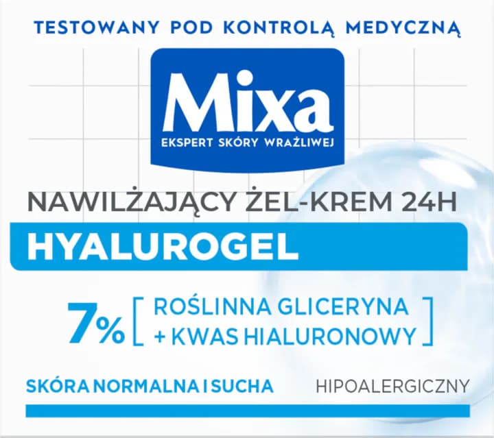 Ekspert Skóry Wrażliwej Hyalurogel Lekki Krem Intensywnie Nawilżający