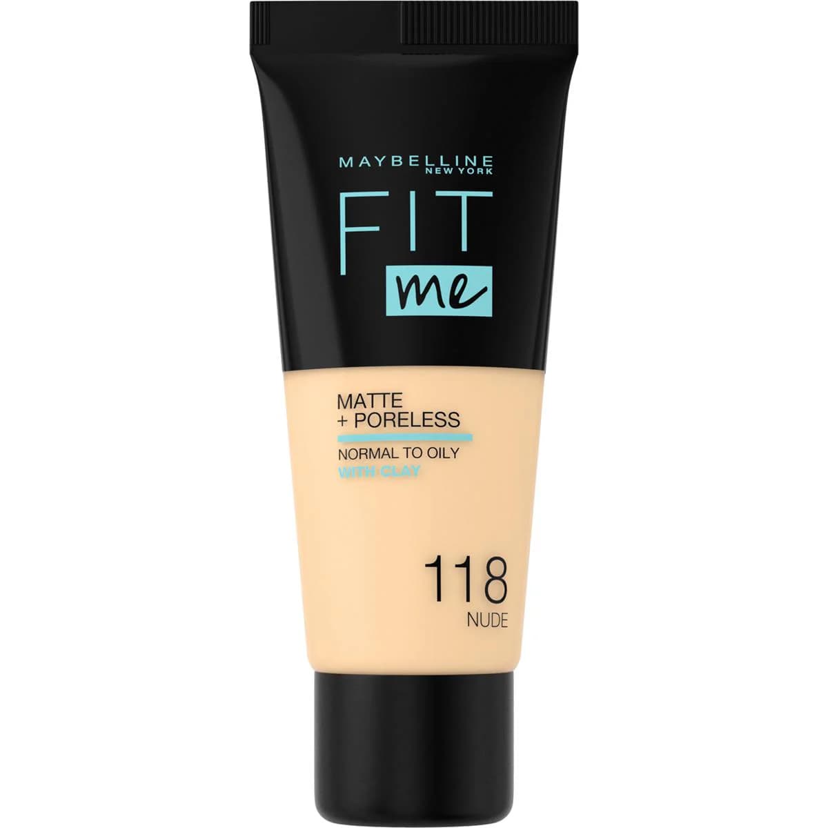 Fit Me! Matte + Poreless Foundation podkład 118 Nude