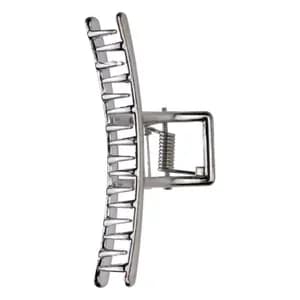 metalowa klamra Srebrna 7 cm