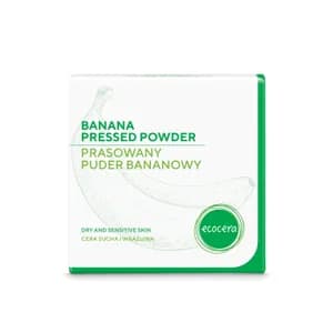 Prasowany puder bananowy dla cery suchej i wrażliwej