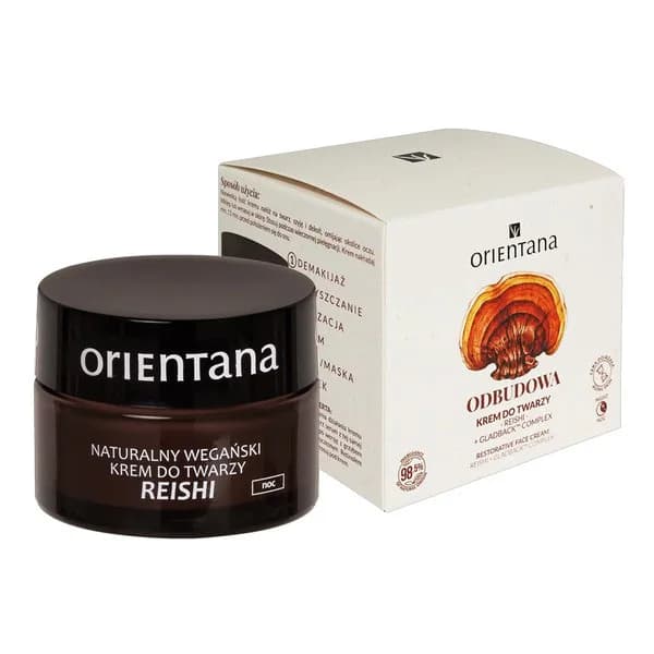 Wegański Krem Do Twarzy Na Noc Reishi Orientana