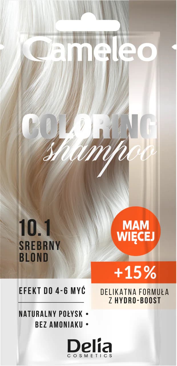Coloring Shampoo szampon koloryzujący do włosów, nr 10.1 Srebrny Blond