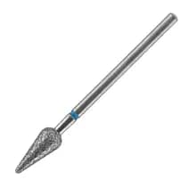Expert frez diamentowy ostra gruszka z niebieskim oznaczeniem, średnica główki 5 mm, część robocza 12 mm (FA100B050/12)
